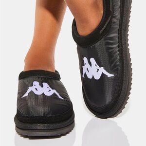 Kappa Black &White Mules Women’s size 8.5 Men’s 7 EU39